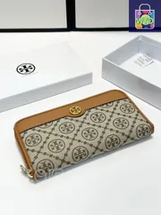 【今日特価】Tory Burch トリーバーチ シングルジッパー財布 オリジナル素材×高品質レザー、シンプル?尚デザイン-WTO輸入2