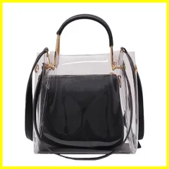 [chamo] 痛バッグ クリアバッグ 透明バッグ 痛バ ショルダーバッグ 2way 透明 小さめ ぬいぐるみ 推し活 レディース