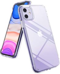【Ringke】iPhone 11 ケース FUSION TPU+PC 黄ばみにくい 耐黄変 落下防止 耐衝撃 米軍MIL規格取得 スマホケース スマホカバー アイフォン11 (ストラップホールあり) - Clear