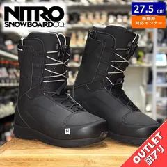 Nitro ANTHEM スノーボードブーツ ブラック ライド アンセム ブラック ANTHEM BLACK RD24045200 24-25年モデル