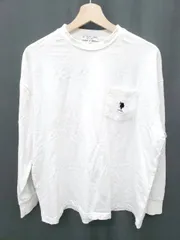◇ Θ U.S.POLO ASSN ユーエスポロアッスン 長袖 Tシャツ カットソー サイズM ホワイト系 メンズ P  【1409090027888】