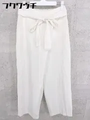 ◇ SLOBE IENA スローブ イエナ ワイド パンツ サイズ36 オフホワイト レディース 【1002798517080】