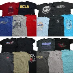 古着卸 まとめ売り カラーmix プリント 半袖Tシャツ 20枚セット (メンズ 2XL ) 映画T ストレンジャーシングス ワンポイント 古着 NA4161