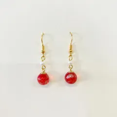 【ハンドメイド】UVレジン ピアス シンプル ラメ 