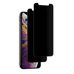 【2枚セットのぞき見防止】KPNS 日本素材製 覗き見防止 iPhone 11 Pro Xs X 用 ガラスフィルム 強化ガラス カバー 保護フィルム 1