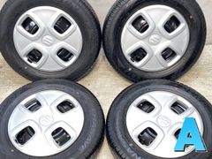 145/80R13  
ダンロップ エナセーブ EC204 
スズキ純正  
13x4.0  100-4穴 
中古タイヤ サマータイヤ ホイールセット 4本セット
 s13250601052