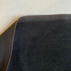 訳ありお買い得　光沢のある別珍素材　グレー　カット生地 1.8m