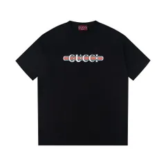 【今日特価】Gucci ダブルスレッド?棉 T シャツ