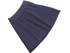 MACKINTOSH PHILOSOPHY マッキントッシュフィロソフィー フレア Aライン 台形 スカート size38/紺 ■■ レディース