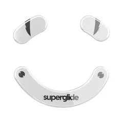 Superglide(Type S) マウスソール for Razer DeathAdder V3 Pro マウスフィート [ 強化ガラス素材 ラウンドエッヂ加工 高耐久 超低摩擦 Super Smooth ] - White 1のサムネイル