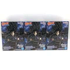04w2270●プライズフィギュア 未開封品3個セット ナルトNARUTO VIBRATION STARS うちはマダラ【中古品】