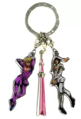 【中古】雑貨 ジョルノ・ジョバァーナ＆ブローノ・ブチャラティ 3連キーホルダー 「JOJOTREE ジョジョの奇妙な冒険 in TOKYO SKYTREE」