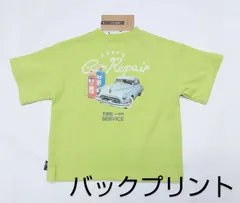 キッズ 半袖Tシャツ バックプリントTシャツ 100cm〜140cm F.O.KIDS エフオーキッズ レトロ 車柄 新品