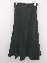 ◇ w closet ダブルクローゼット コーデュロイ素材 ロング フレア スカート サイズF ブラック レディース P  【中古】 【1209060007557】のサムネイル