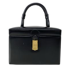 LOEWE(ロエベ) バニティバッグ - 黒 レザー