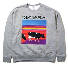 【新品】DINOSAUR Jr. 正規品 スウェットシャツ トレーナー ロック バンド Without a Sound グレー