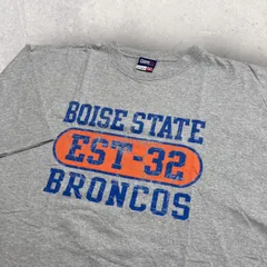 US古着 CAMPUS ONE キャンパスワン BRONCOS Tシャツ 2XL グレー