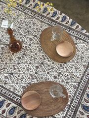 ガラムカール ペルシャ更紗 150x100cmサイズ アンティークデザイン マルチカバー