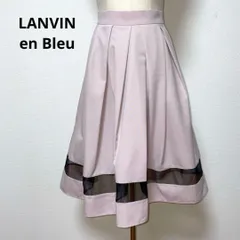 LANVIN en Bleu ランバンオンブルー スカート 34 透け感