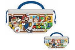스케 [무료 배송] [슈퍼 마리오] [MARIO] 점심 돈주머니 [23] [마리오] [루이지] [게임] [닌텐도] [건 옷] [가방] [입고] [점심 가방] [도시락 넣어] [어린이] [키즈] [잡화] [상품] [귀여운]