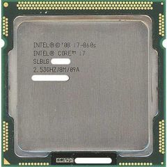 【中古パーツ】複数購入可 CPU Intel Core I7-860S 2.50GHz TB 3.4GHz SRBLG Socket LGA1156 4コア8スレッド 動作品 デスクトップ用