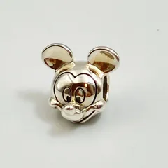 ◆ パンドラ チャーム PANDORA Disney Polished Mickey Mouse スターリングシルバー925 ディズニー ミッキー ブレスレットチャーム レディースアクセサリー KBA1
