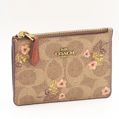 【美品】COACH カードケース コインケース 2連 ターンロック 花柄 COACH カードケース コインケース 2連 ターンロック 花柄