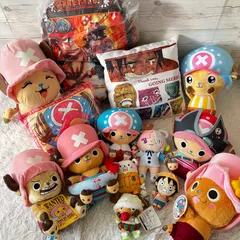 ワンピース ぬいぐるみ 大量まとめ売り 当時物あり 初期 未開封あり  チョッパー 14点セット タグあり多数 1400