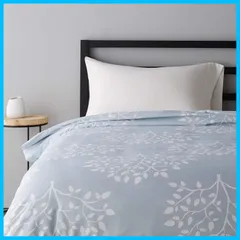 【人気商品】210 X L シングル W 花柄 パステルブルー 150 柄入り 掛け布団カバー cm ベーシック