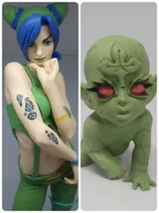 2体 セット 空条徐倫 緑色の赤ちゃん ジョジョの奇妙な冒険 フィギュア 少年ジャンプ 一番くじ JOJO