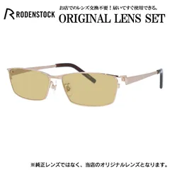 ローデンストック メガネフレーム RODENSTOCK ライトカラー メガネ フレーム R2010-A 55サイズ 眼鏡 伊達メガネ メンズ レディース (ライトブラウン)のサムネイル