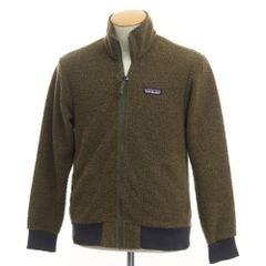 【中古】パタゴニア patagonia ポリエステルウール ジップアップ フリースジャケット ブルゾン オリーブ【サイズXS】【メンズ】