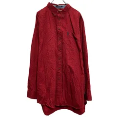 CHAPS 柄シャツ チャップス 2XLT レッド ビッグサイズ ボタンダウン 古着卸 アメリカ仕入 a701-7483のサムネイル