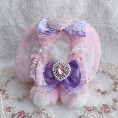 おすわり ぬい服 10〜11cm❤︎ ピンク 紫 ツートン アルトローズ ALTROSE 推し活 ぬいぐるみ ぬい活 ぬい撮り