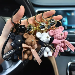 かわいい　クマ　キーホルダー　キーチェーン　鈴付き☆8/14～16日は発送不可☆