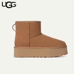 UGG アグ ムートンブーツ クラシック ミニ プラットフォーム レディース 厚底 WCLASSIC MINI PLATFORM ベージュ 1134991