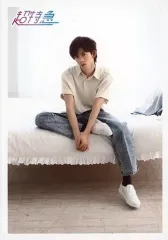 【中古】生写真(男性) 超特急/リョウガ(船津稜雅)/全身・衣装白・座り・両手下・右足曲げ/HMV presents BULLET TRAIN 6th Anniversary Special 『”超”超フェス』生写真 第56弾