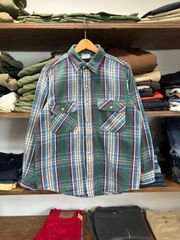 90s FIVE BROTHER flannel shirt made in usa