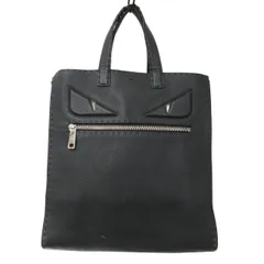フェンディ FENDI セレリア バッグバグズ モンスター トートバッグ ハンドバッグ 手提げ レザー ブラック 黒 7VA367 1220 ■GY26のサムネイル