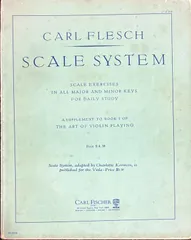 カール・フレッシュ スケールシステム (ヴァイオリン,音階教本)輸入楽譜 Carl Flesch Scale System 洋書