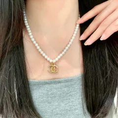 【今日特価】Chanel ヴィンテージ アルファベットネックレス 送料無料 限定在庫