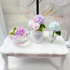 #545 ミニチュア　紫陽花セット　＊⑪