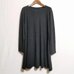 美品*ヨーガンレール ウール ハイネックワンピース 黒 日本製 2025年