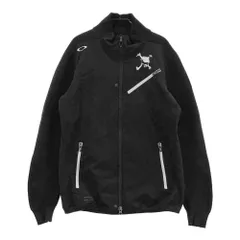 サイズ：M OAKLEY オークリー 412374JP ニット切替 ジップジャケット スカル  ブラック系 [240101465616] ゴルフウェア メンズ ストスト