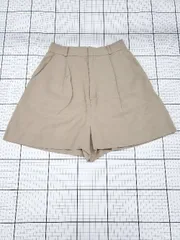 ◇ ⊂ snidel スナイデル シンプル 無地 ショート パンツ サイズ0 ベージュ系 レディース E  【1507230000156】