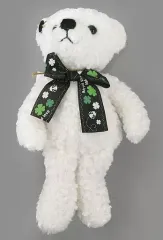 【中古】ぬいぐるみ クマ(ホワイト) ぬいぐるみ(SS) 「幸せを呼ぶくまさん Chic」