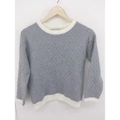 ◇ BEAUTY&YOUTH ビューティ&ユース UNITED ARROWS 切替 長袖 トレーナー グレー アイボリー レディース  【中古】 【1203170006233】