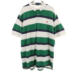 2025年最新】 ラルフローレン ポロシャツ ボーダー グリーンの
