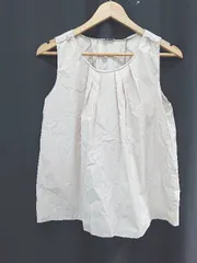 ◇ ⊂ IENA イエナ シャーリング ノースリーブ カットソー ベージュ レディース E  【1506110001115】