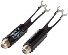 Wuernine 2個 アンテナ整合器 F型メス フィーダーアンテナ変換器